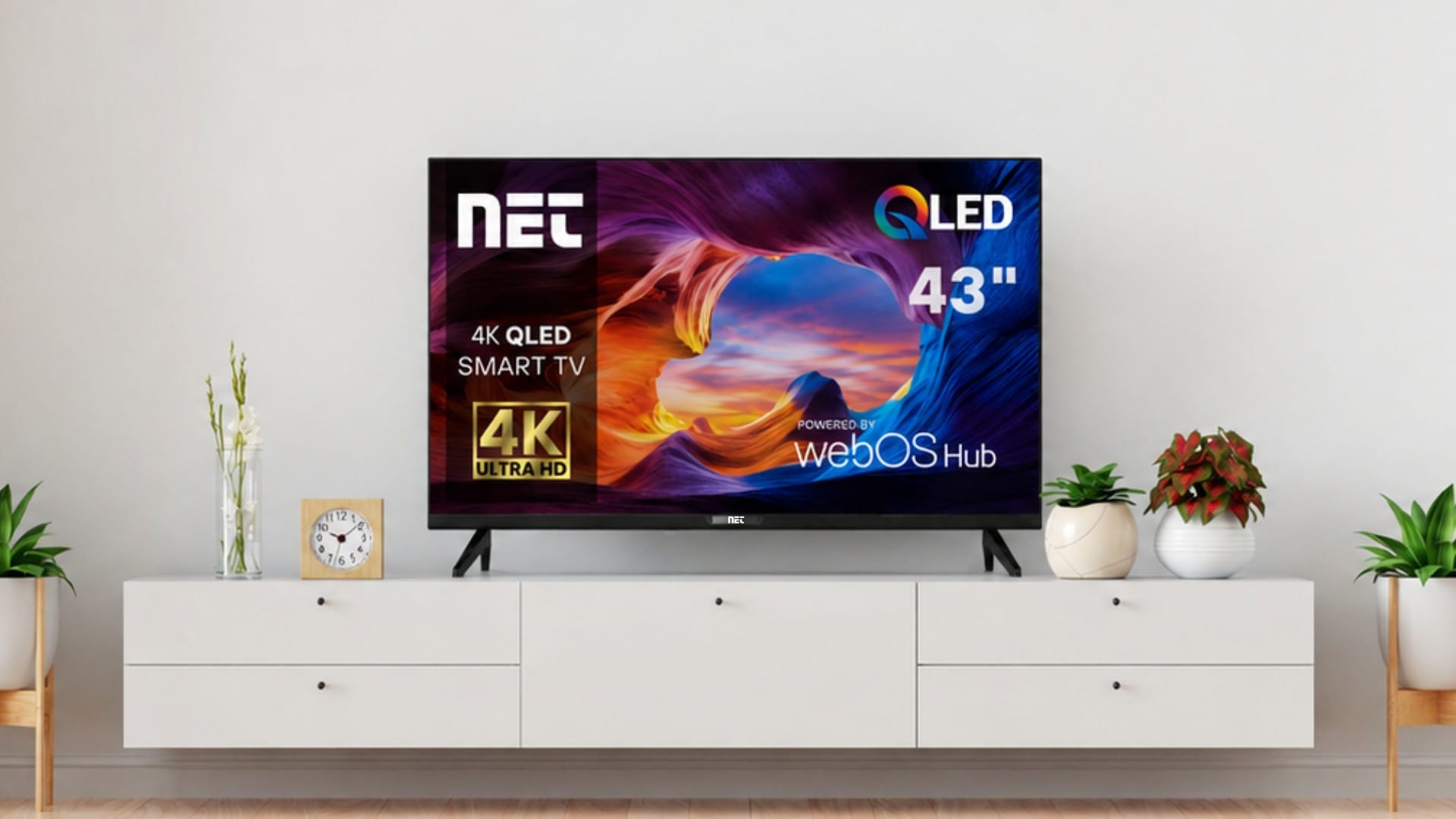 Televizor 43 inca NET 4K QLED